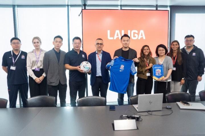 上海申花访问马德里,走进西甲及其俱乐部交流经验